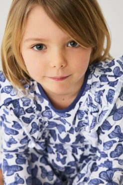 Ellos Collection Kjole Elvira S Girl Blue floral