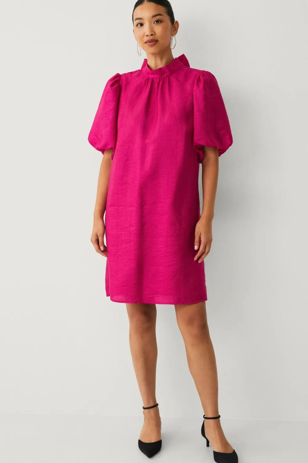 Ellos Collection Kjole med sløjfe rosa New