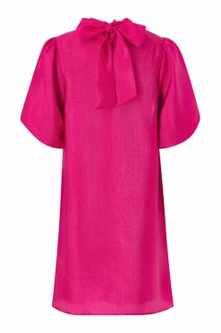 Ellos Collection Kjole med sløjfe rosa New