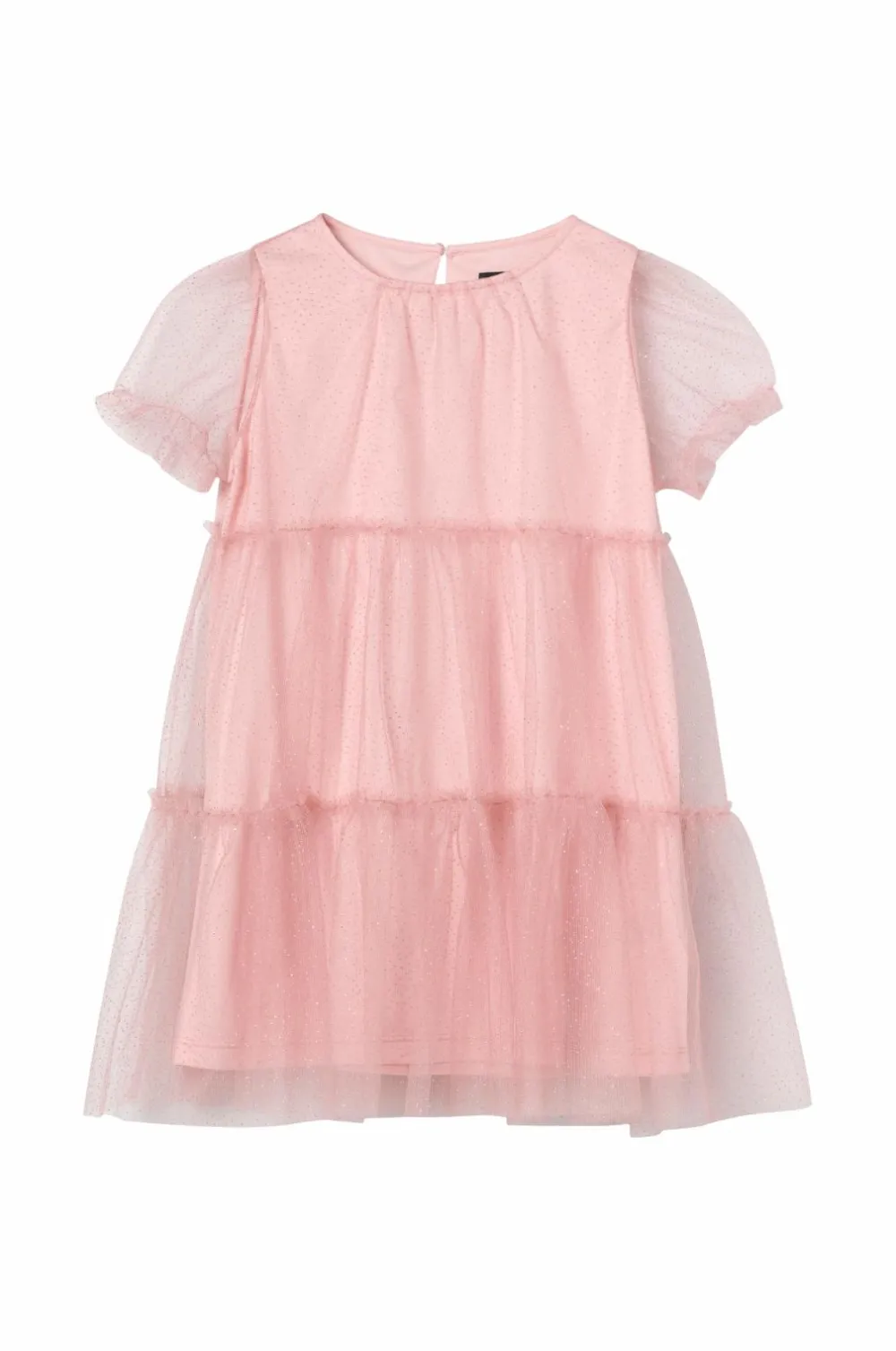 Ellos Festtøj|Kjoler>Collection Kjole i mesh rosa