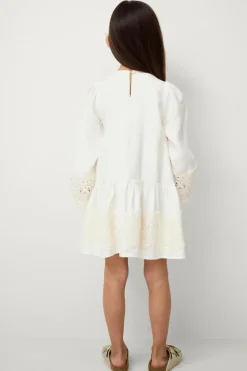 Ellos Collection Kjole Tina Mini Creme Outlet
