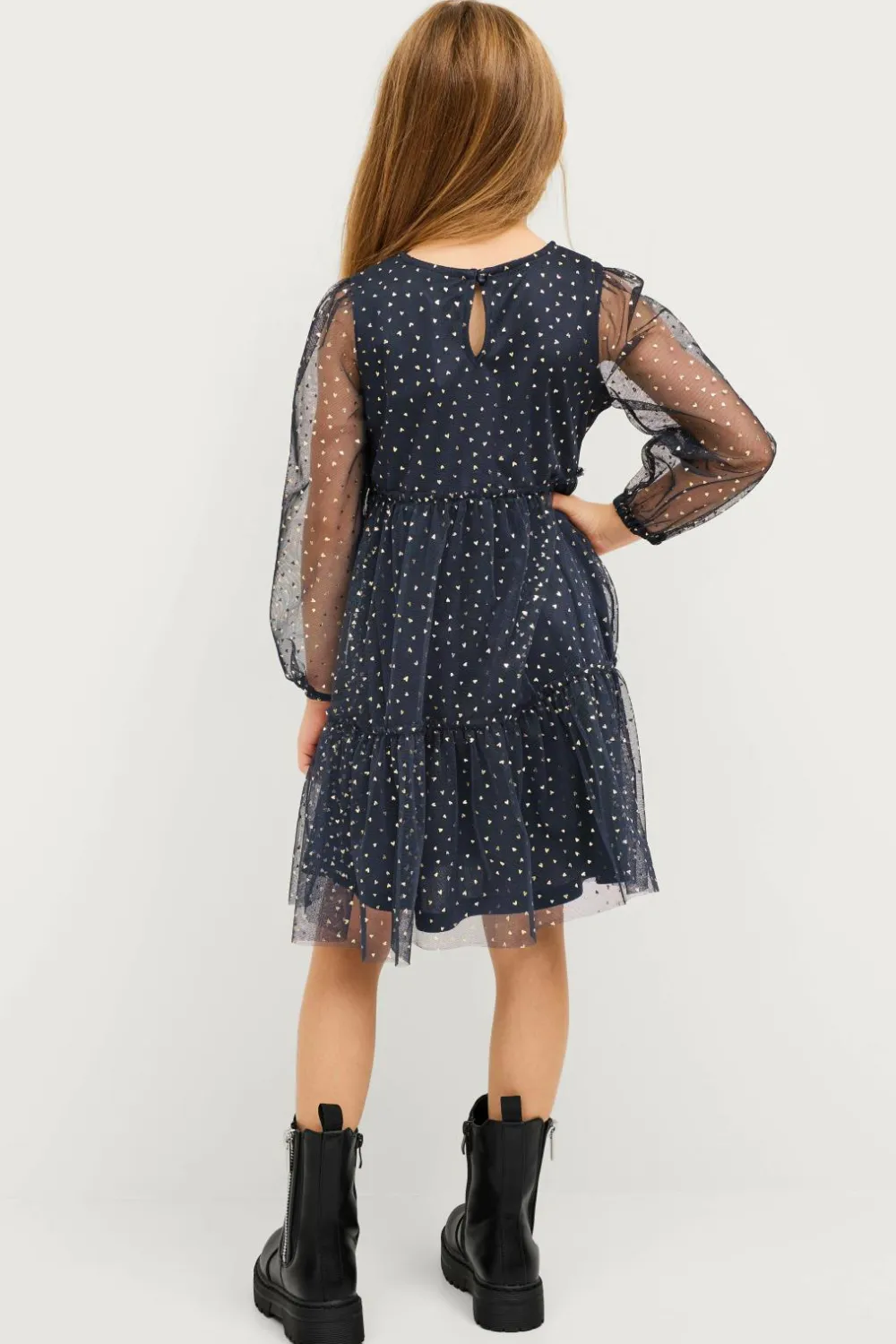 Ellos Collection Kjole Margaret Marineblå Outlet