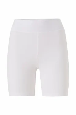 Ellos Collection Korte cykelbukser med høj talje Hvid Hot