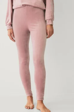 Ellos Collection Leggings i velour Rosa