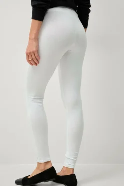 Ellos Collection Leggings med høj talje Hvid Outlet