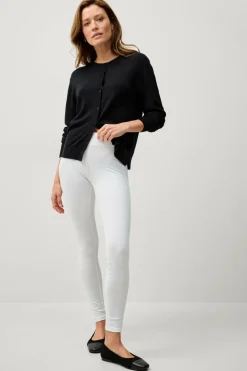 Ellos Collection Leggings med høj talje Hvid Outlet