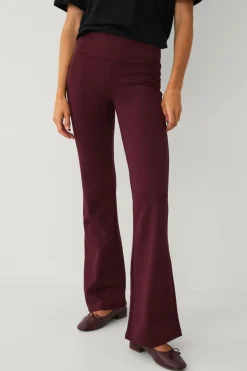 Ellos Tights & Leggings>Collection Leggings med bootcut Vinrød