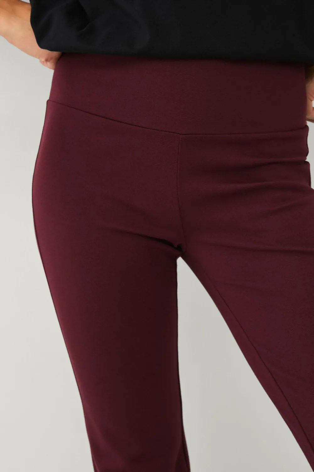 Ellos Tights & Leggings>Collection Leggings med bootcut Vinrød