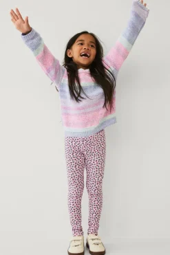 Ellos Bukser & Leggings>Collection Leggings Emmy Rosa leopard mønstret