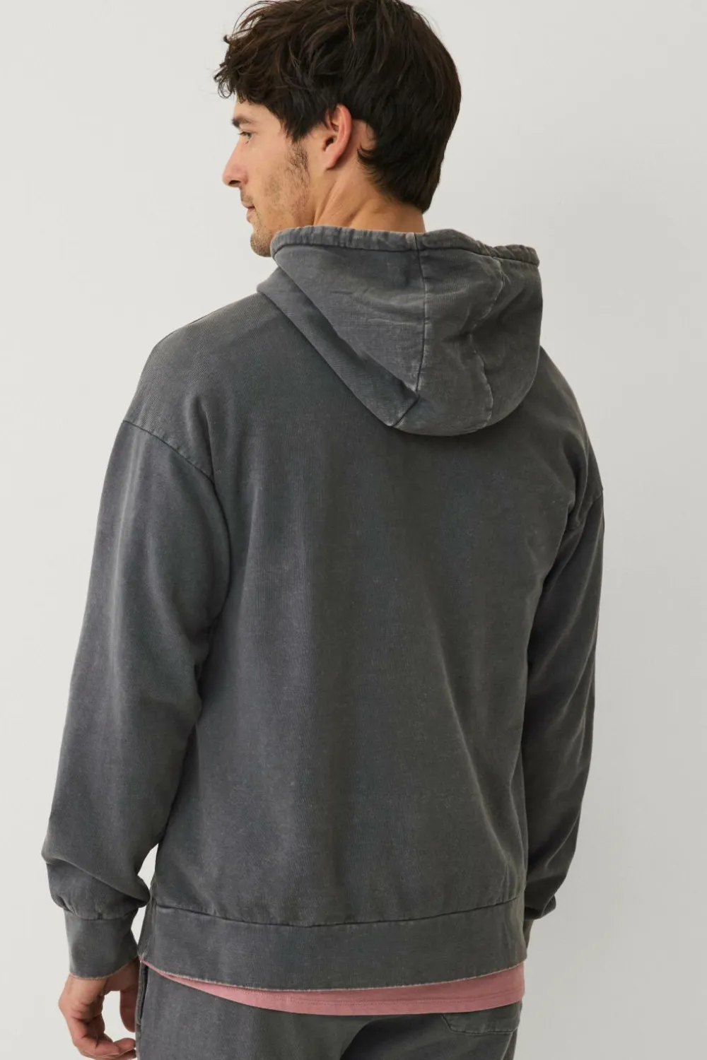 Ellos Sweatshirts & Hoodies>Collection Løstsiddende hættetrøje Mørkegrå