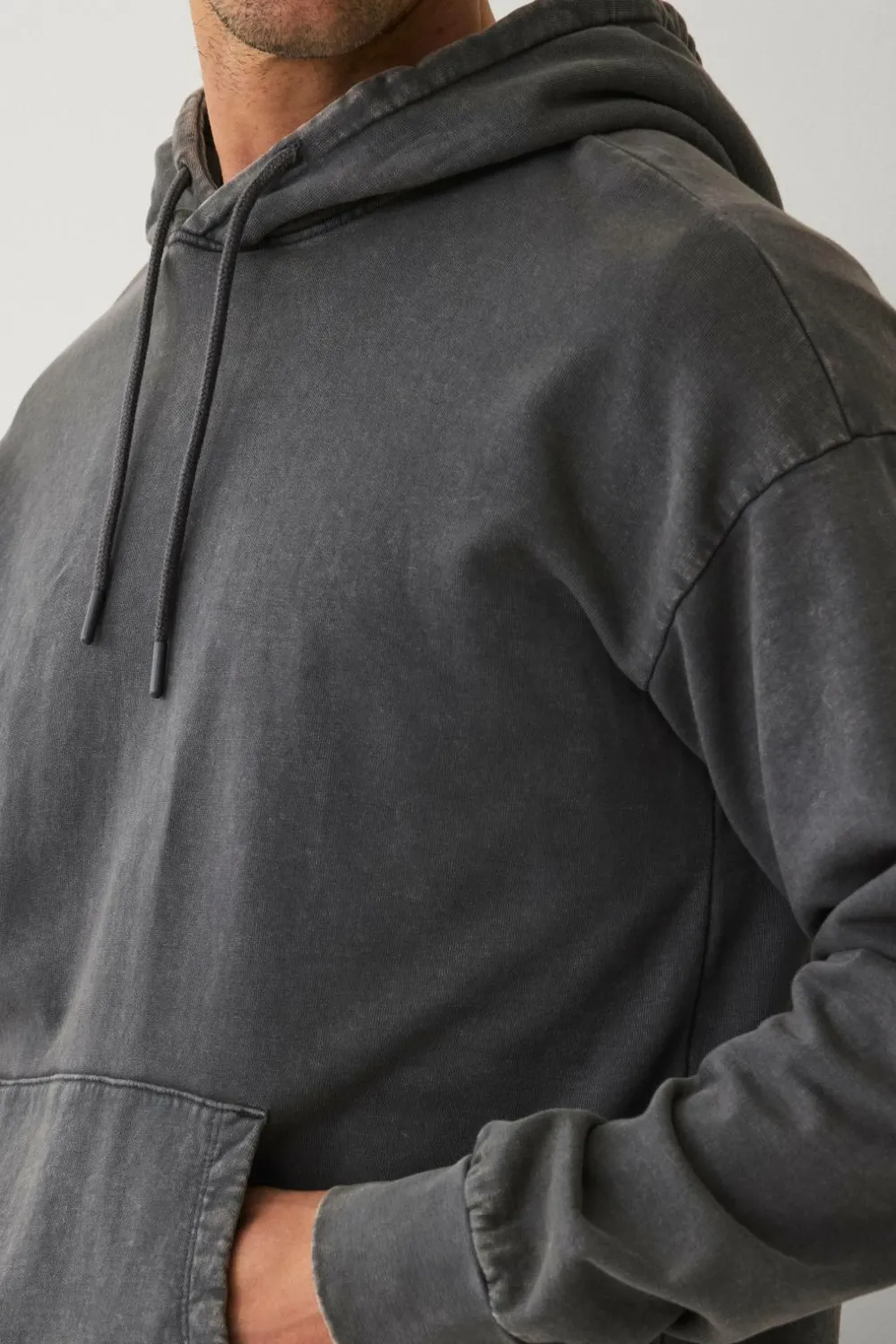 Ellos Sweatshirts & Hoodies>Collection Løstsiddende hættetrøje Mørkegrå