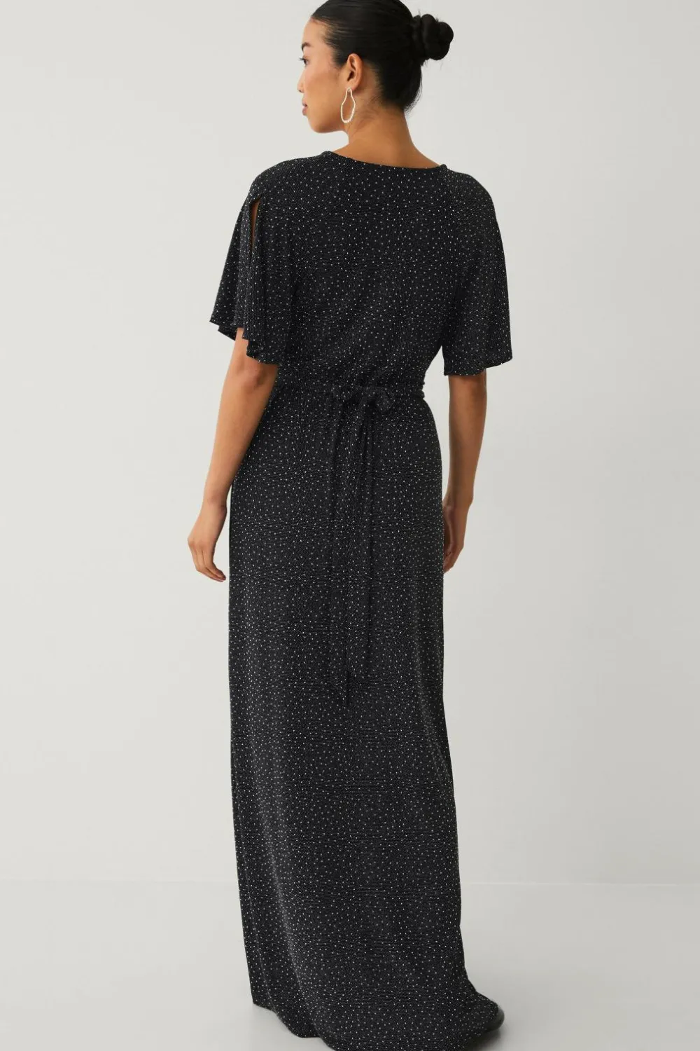 Ellos Kjoler>Collection Maxi kjole med rhinstene sort
