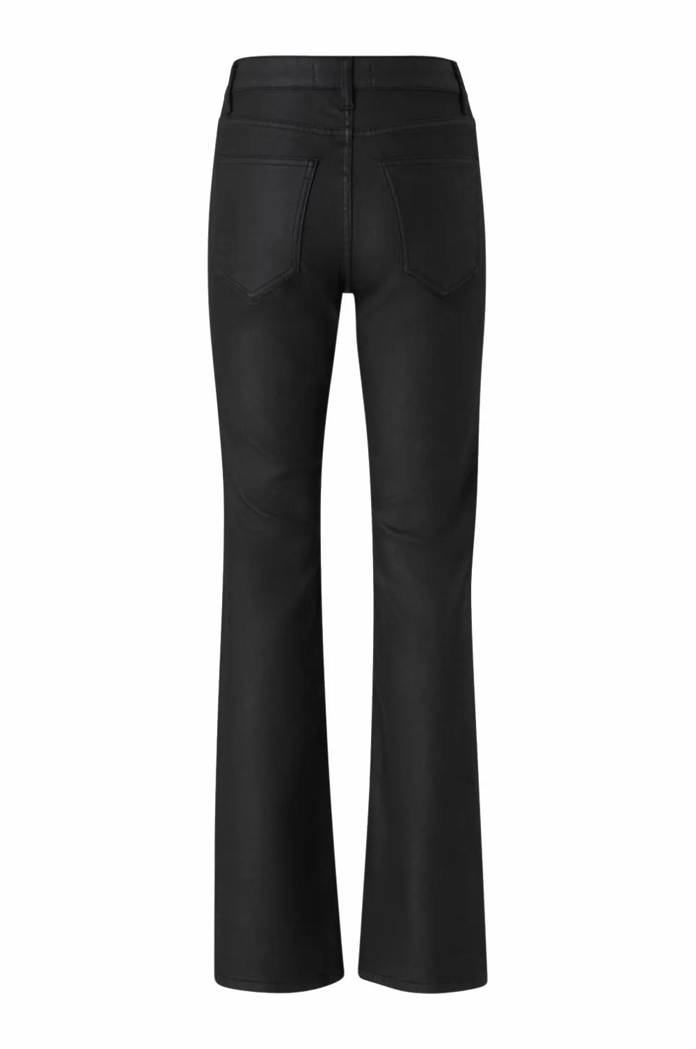 Ellos Jeans>Collection Med svaj jeans med coated overflade Sort