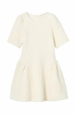 Ellos Kjoler>Collection Mini kjole i tweed Creme