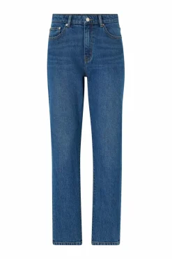 Ellos Jeans>Collection Morjeans med høj talje Mellemblå