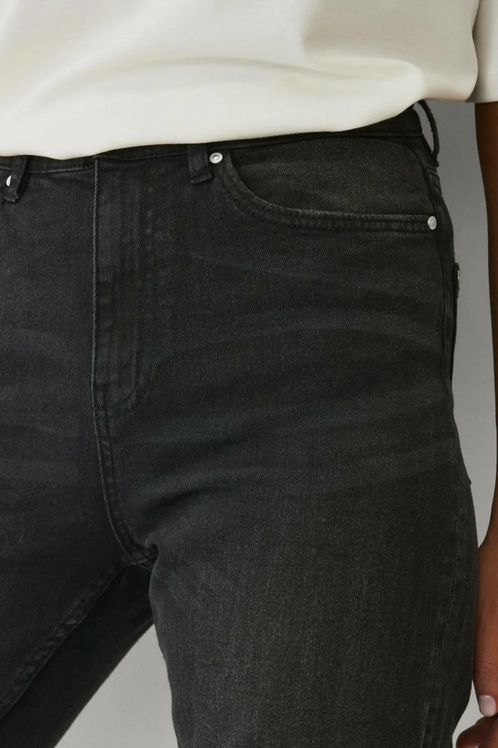 Ellos Jeans>Collection Morjeans med et stræk Sort denim