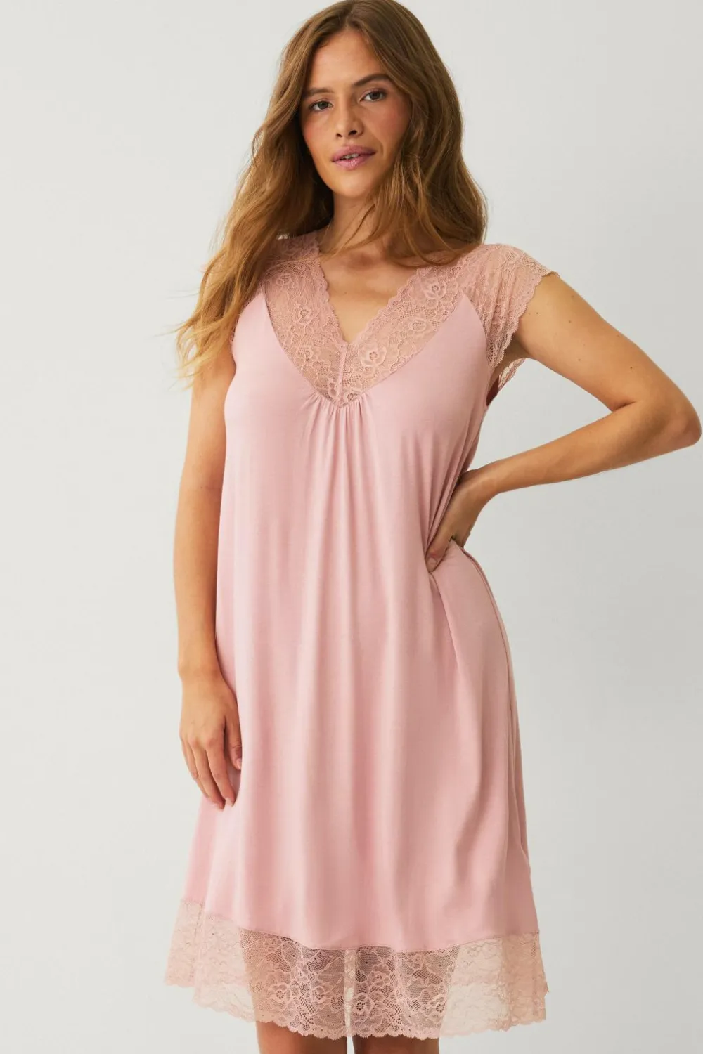 Ellos Nattøj>Collection Natkjole Pink