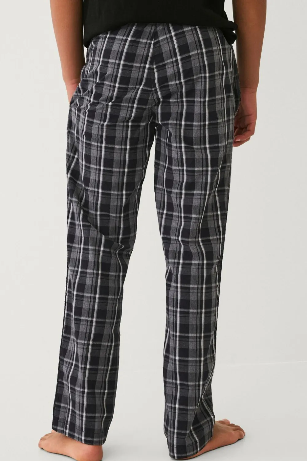 Ellos Nattøj & Homewear>Collection Natbukser Harry i poplin Sortternet