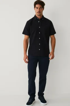 Ellos Skjorter>Collection Oxfordskjorte Conel Sort