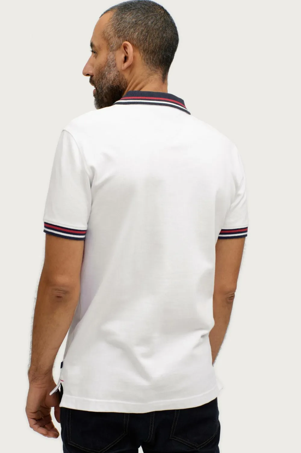 Ellos Basistøj|Poloshirts>Collection Poloshirt Damon White mdf/metal