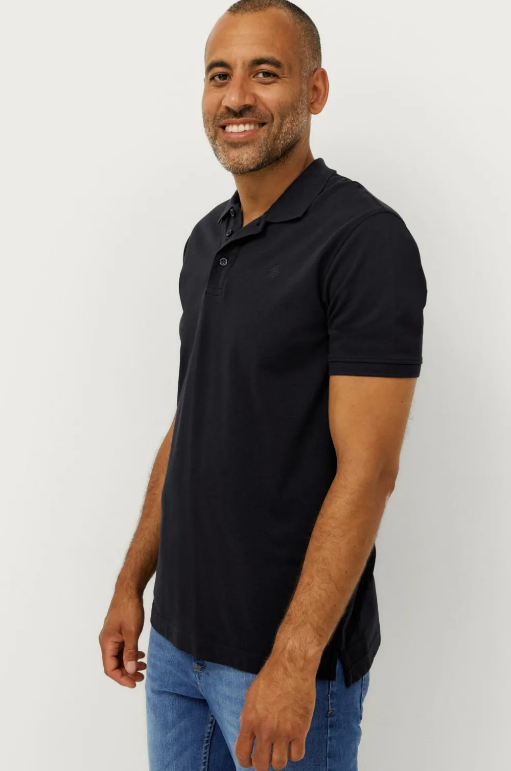 Ellos Basistøj|Poloshirts>Collection Poloshirt Clark Sort