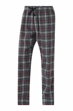 Ellos Collection Pyjamassæt i flonel Grårutig