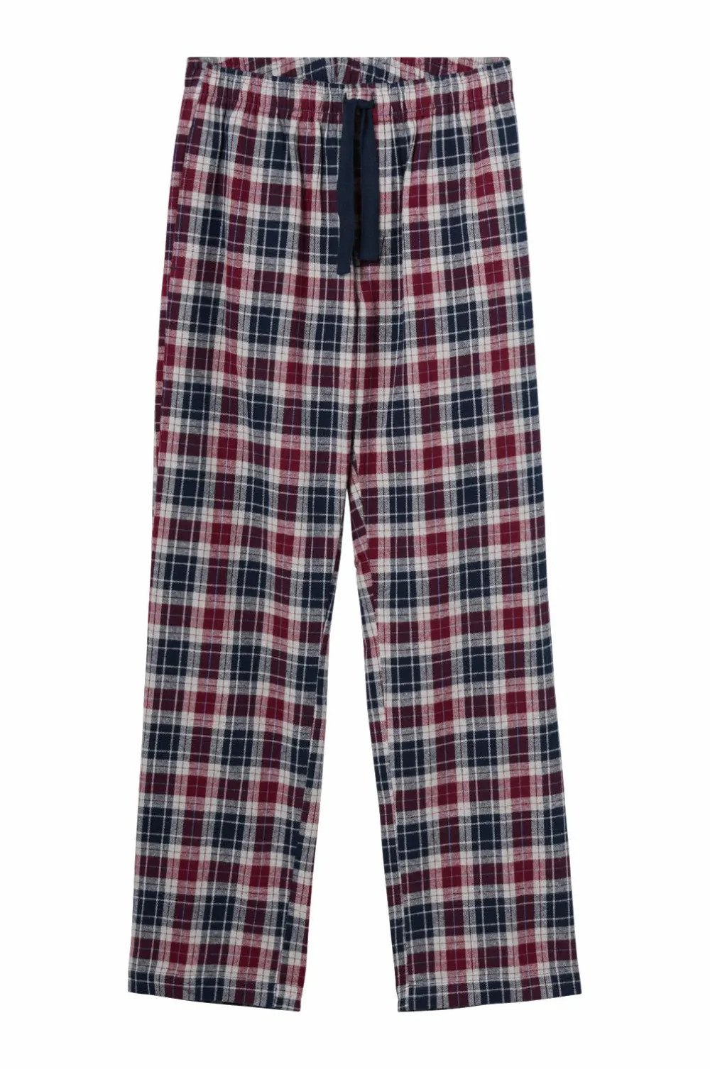 Ellos Nattøj & Homewear>Collection Pyjamassæt Blå/vinrød rutig