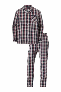 Ellos Nattøj & Homewear>Collection Pyjamas Lance i poplin Blåternet