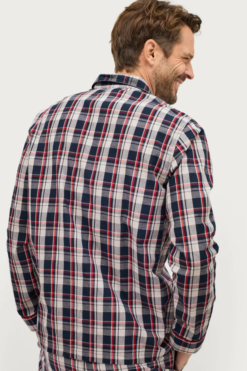 Ellos Nattøj & Homewear>Collection Pyjamas Lance i poplin Blåternet