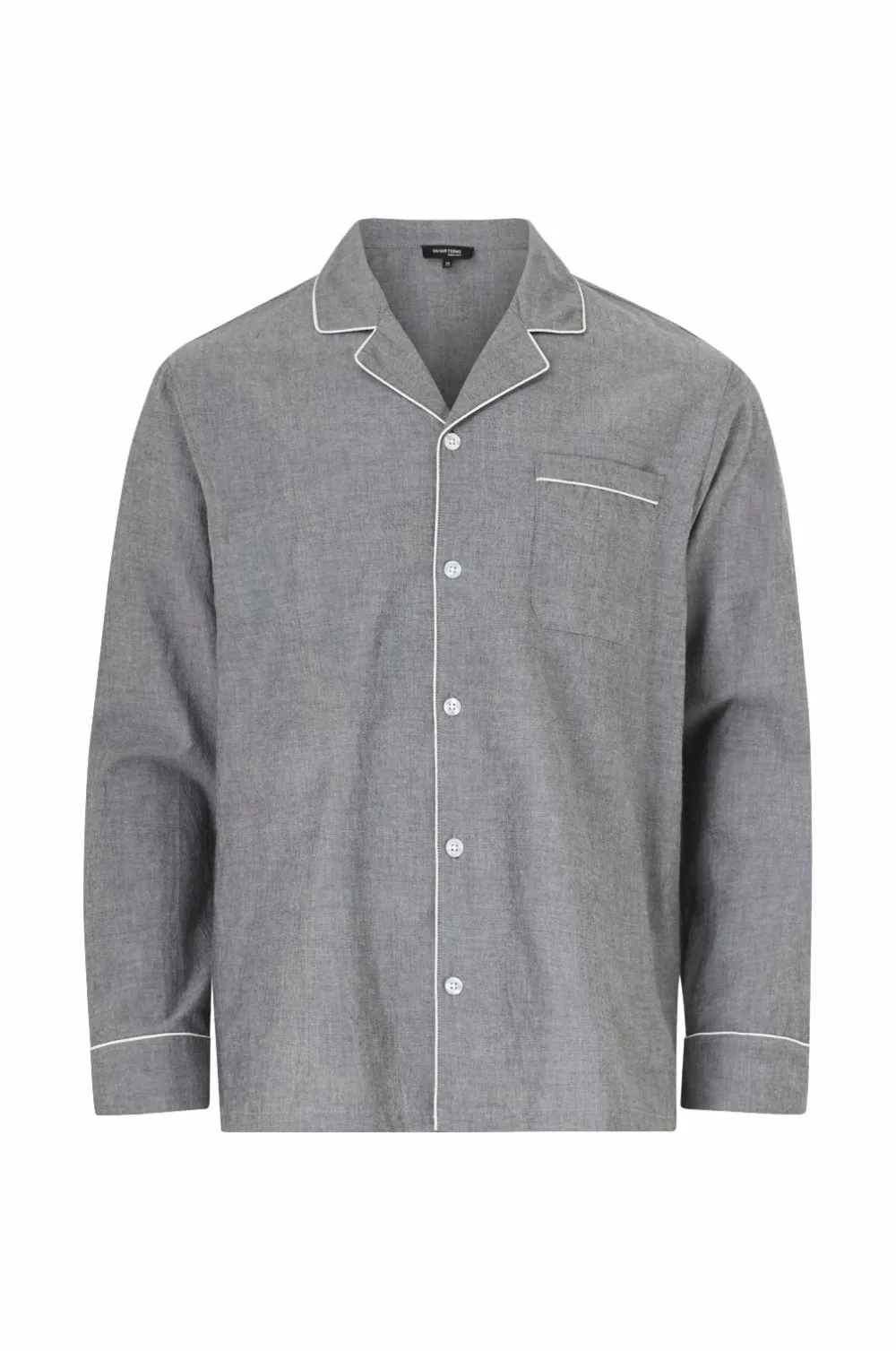 Ellos Nattøj & Homewear>Collection Pyjamassæt i bomuldsbatist 2 dele Grå