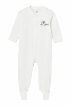 Ellos Collection Pyjamasoverall Everly 2-pak Grøn + Hvid Bondegård
