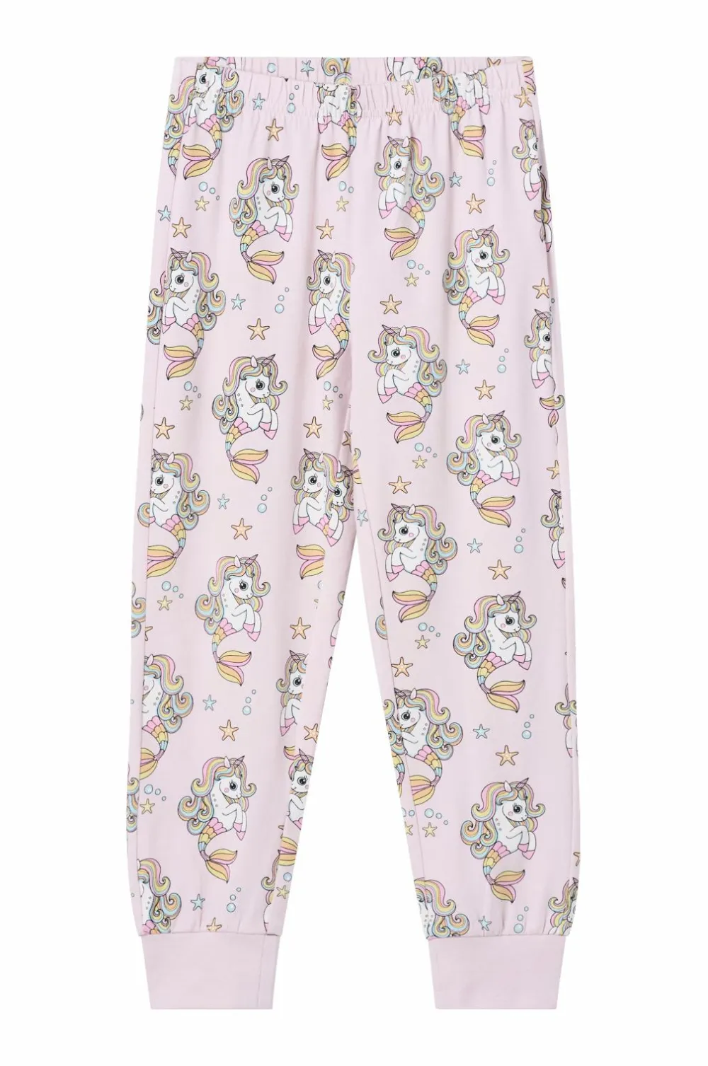 Ellos Nattøj & Homewear>Collection Pyjamas med et tryk Pink enhjørning mønstret