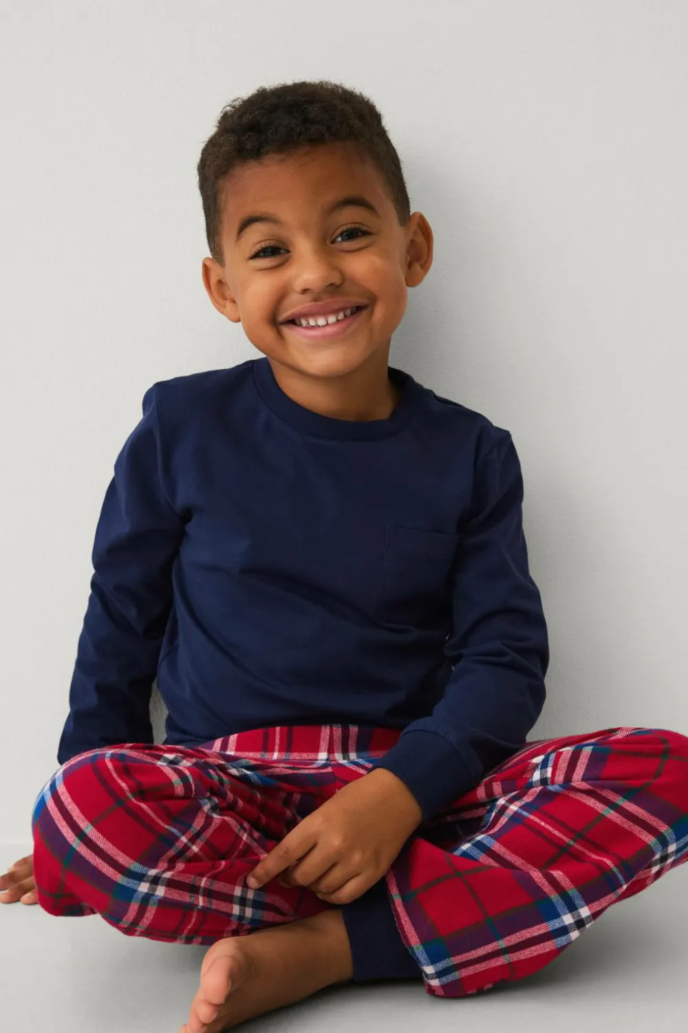 Ellos Nattøj & Homewear>Collection Pyjamassæt rødrutig
