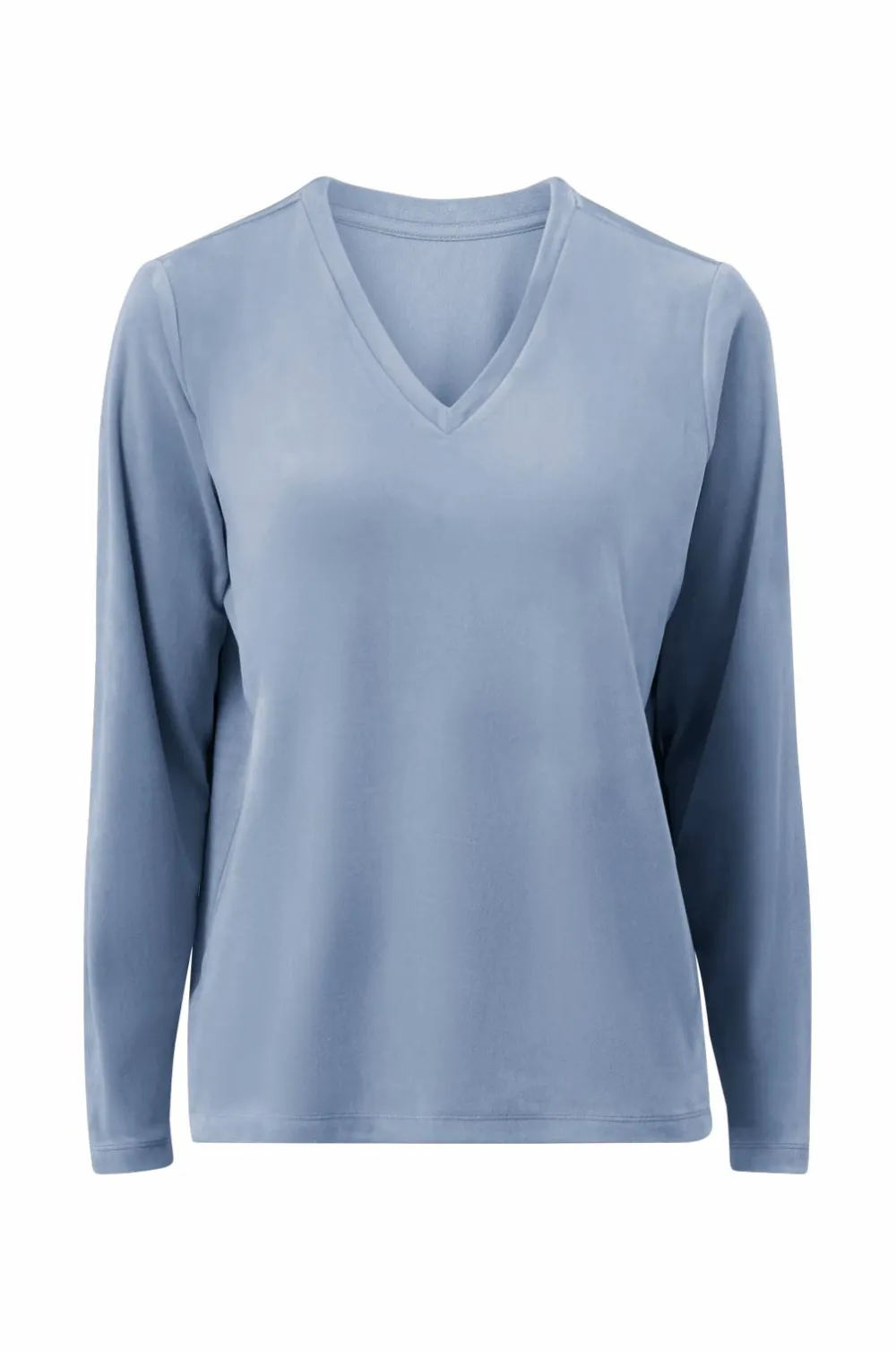 Ellos Nattøj>Collection Pyjamas i velour Blåhvid stribet