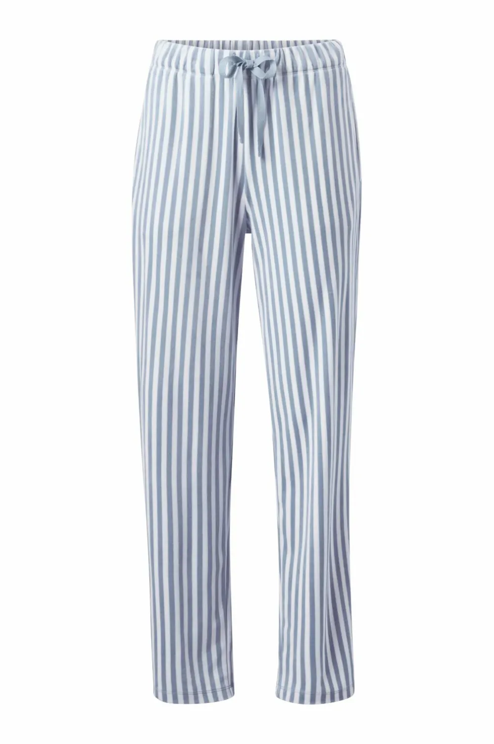 Ellos Nattøj>Collection Pyjamas i velour Blåhvid stribet