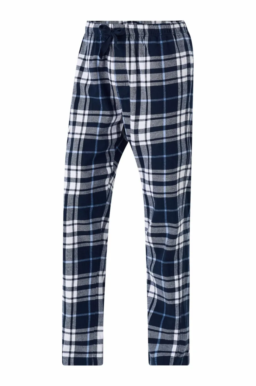 Ellos Nattøj & Homewear>Collection Pyjamassæt i flonel blå