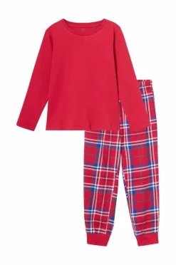 Ellos Collection Pyjamassæt rød rut Best
