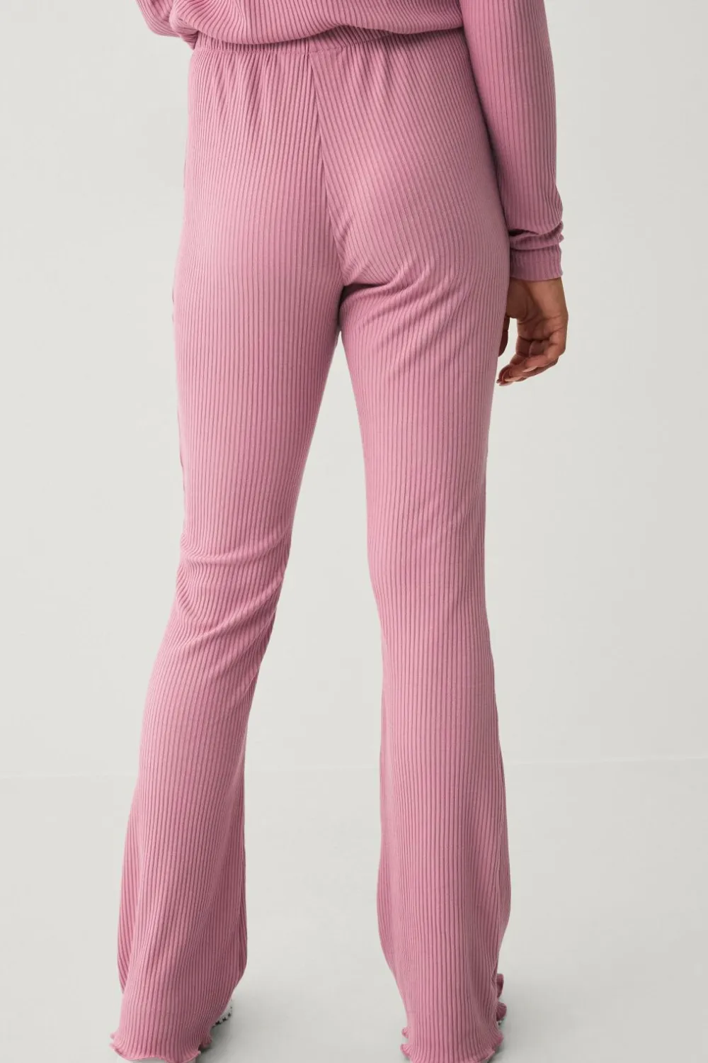 Ellos Bukser & Leggings>Collection Ribbede leggings rosa