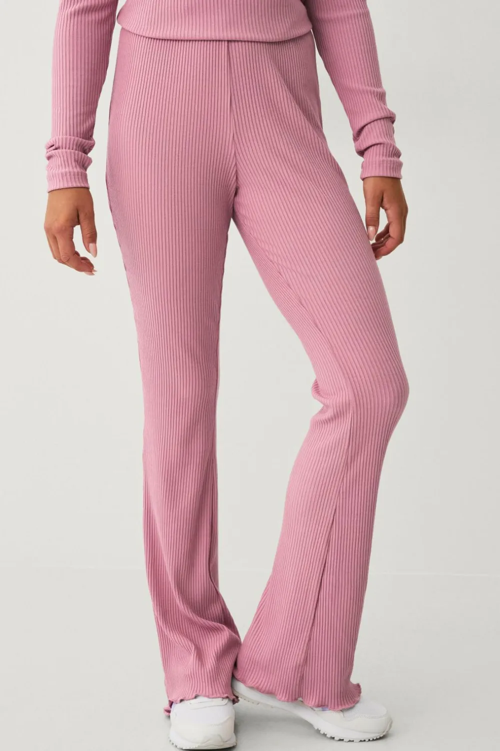 Ellos Bukser & Leggings>Collection Ribbede leggings rosa