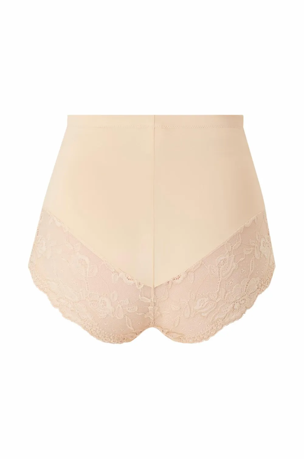Ellos Collection Shapingtrusser med blondedetaljer - medium støtte Beige Clearance