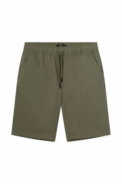 Ellos Collection Shorts i bomuldstwill Grøn Outlet