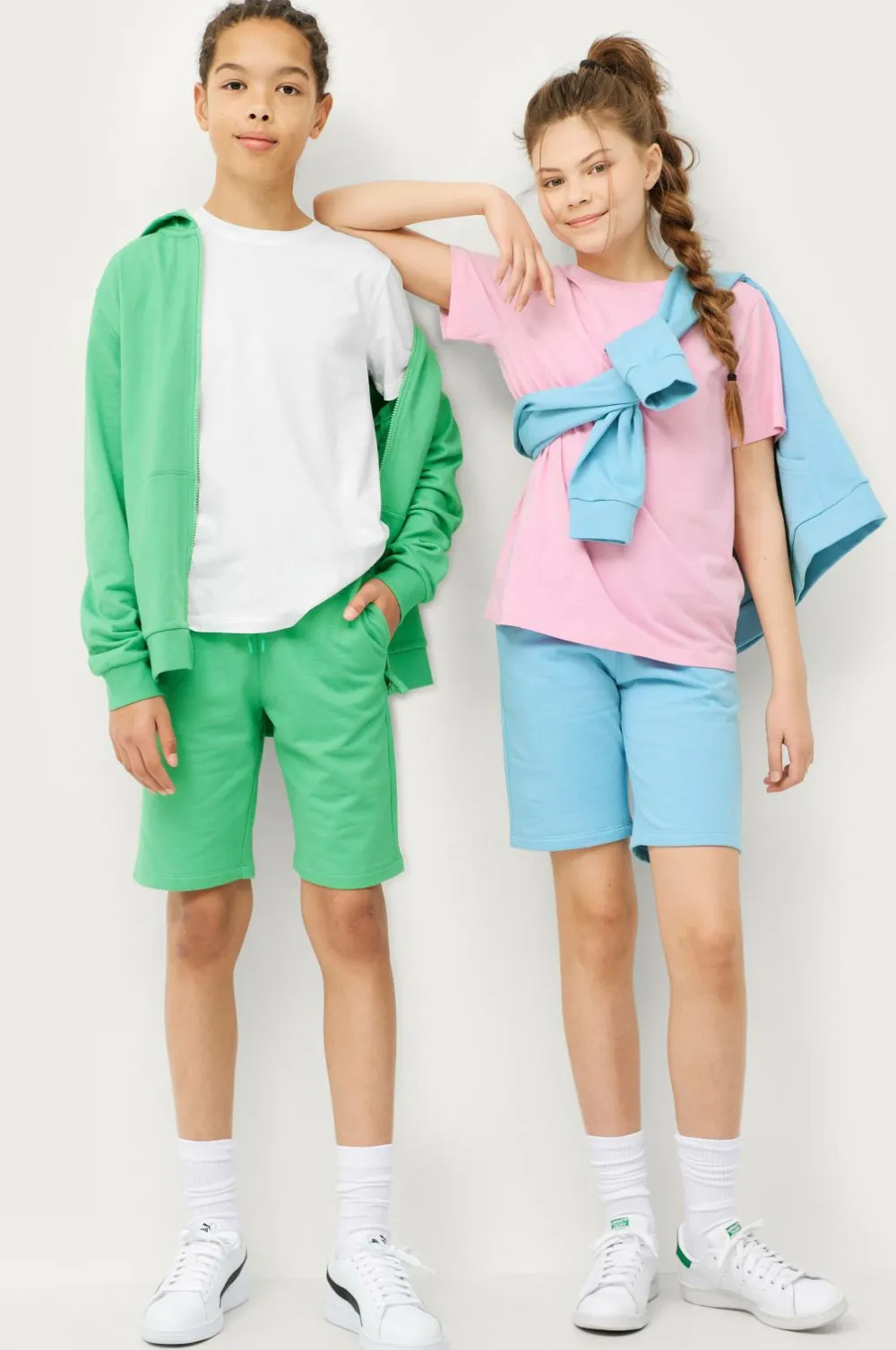 Ellos Collection Shorts Basic Sweatshorts Grøn Sale