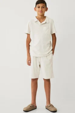 Ellos Shorts>Collection Shorts Jason i frotté Beige