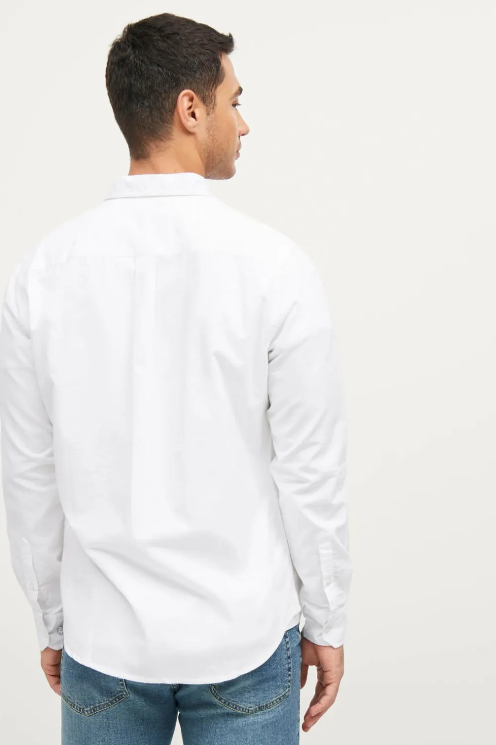 Ellos Skjorter>Collection Skjorte Jake Oxford Mat hvid hvid