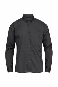 Ellos Collection Skjorte Yale Easy Care Sort Outlet