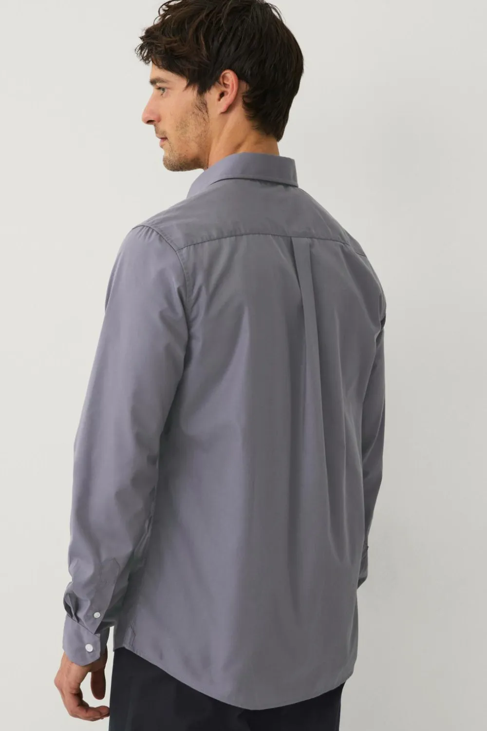 Ellos Collection Skjorte Yale Easy Iron Grå Clearance