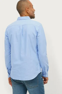 Ellos Collection Skjorte Jake Oxford Lyseblå Clearance