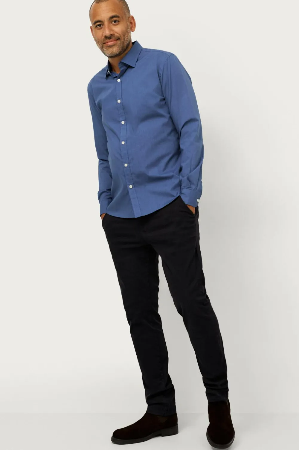 Ellos Collection Skjorte Yale Easy Care Kustfjord New