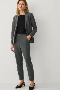 Ellos Collection Smal pasform habitjakke Gråmeleret Outlet