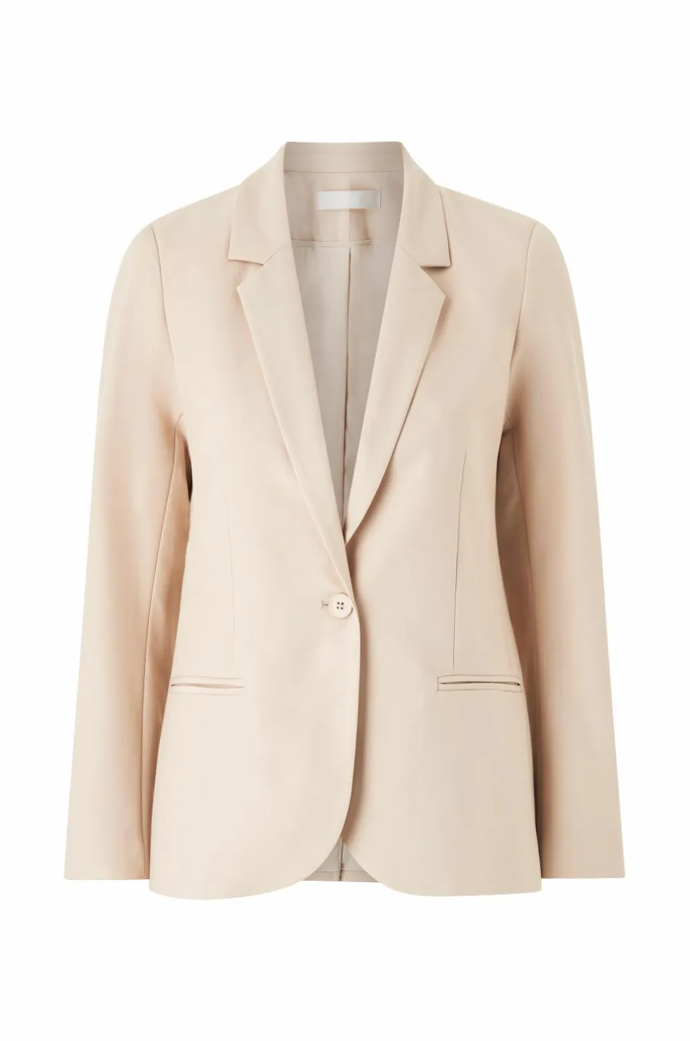Ellos Blazere & Veste>Collection Smal pasform habitjakke Beige